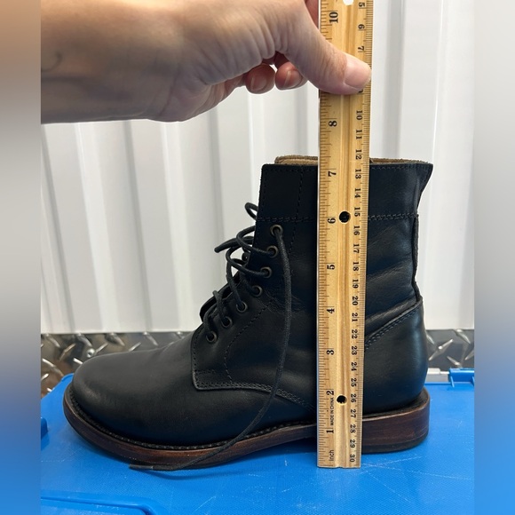 Hand-Crafted Sutro Footwear Mendelle Lace-Up Combat Boots - Picture 6 of 8